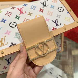 Túi Xách Louis Vuitton LV Dauphine Soft GM Siêu Cấp Hoạ Tiết Monogram 28x20x11cm (2)