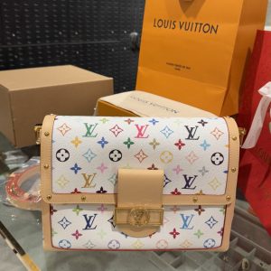 Túi Xách Louis Vuitton LV Dauphine Soft GM Siêu Cấp Hoạ Tiết Monogram 28x20x11cm (2)