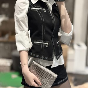 Túi Xách Nữ Dior Woc Màu Bạc Siêu Cấp 19cm (2)