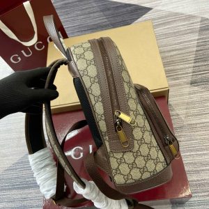 Balo Gucci Ophidia GG Small Siêu Cấp Màu Nâu Hoạ Tiết Monogram 23x29x14cm (2)
