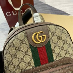 Balo Gucci Ophidia GG Small Siêu Cấp Màu Nâu Hoạ Tiết Monogram 23x29x14cm (2)