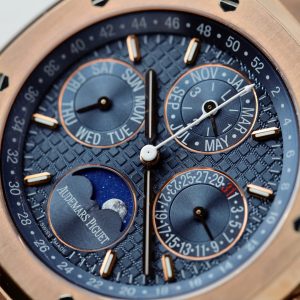 Đồng Hồ Audemars Piguet 26574 Mặt Xanh Chế Tác Bọc Vàng Thật Nhà Máy APS 41mm (2)