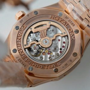 Đồng Hồ Audemars Piguet 26574 Mặt Xanh Chế Tác Bọc Vàng Thật Nhà Máy APS 41mm (2)