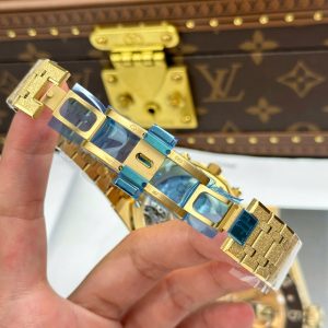 Đồng Hồ Audemars Piguet Chế Tác Royal Oak Chronograph Frosted Gold 26240 Mặt Vàng Xưởng APS 41mm (2)