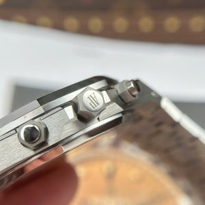 Đồng Hồ Audemars Piguet Rep 11 Royal Oak Chronograph Frosted Gold 26240 Mặt Xanh Blue APS 41mm (2)