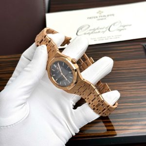 Đồng Hồ Audemars Piguet Replica 11 Royal Oak 67653OR Nữ Máy Pin 34mm (2)