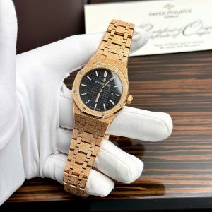 Đồng Hồ Audemars Piguet Replica 11 Royal Oak 67653OR Nữ Máy Pin 34mm (2)