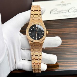 Đồng Hồ Audemars Piguet Replica 11 Royal Oak 67653OR Nữ Máy Pin 34mm (2)
