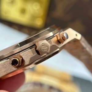 Đồng Hồ Audemars Piguet Royal Oak 26240 Replica 11 Mạ Vàng Hồng Mặt Trắng Xưởng APS 41mm (2)