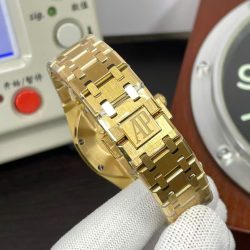 Đồng Hồ Audemars Piguet Royal Oak 67651OR Replica Nữ Đính Đá Máy Cơ Automatic 34mm (5)