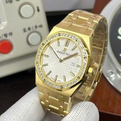 Đồng Hồ Audemars Piguet Royal Oak 67651OR Replica Nữ Đính Đá Máy Cơ Automatic 34mm (5)