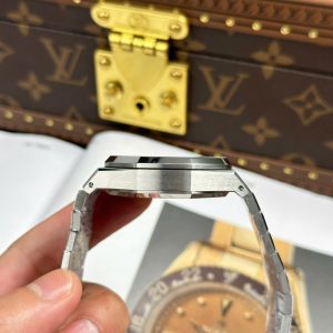 Đồng Hồ Audemars Piguet Royal Oak Chronograph Frosted Gold 26240 Mặt Đen Rep Cao Cấp Xưởng APS 41mm (2)