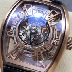 Đồng Hồ Franck Muller Curvex CX Grand Central Tourbillon Skeleton Chế Tác 11 36x53mm (7)