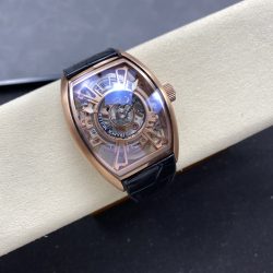 Đồng Hồ Franck Muller Curvex CX Grand Central Tourbillon Skeleton Chế Tác 11 36x53mm (7)