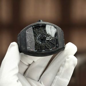 Đồng Hồ Franck Muller V45 Carbon Replica Cao Cấp Màu Đen Máy Cơ Automatic Xưởng ABF 45mm (4)