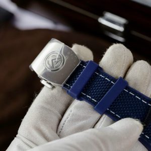 Đồng Hồ Franck Muller V45 Rep Cao Cấp Họa Tiết Rồng Màu Xanh Blue Xưởng ABF 45mm (2)