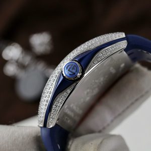 Đồng Hồ Franck Muller V45 Rep Cao Cấp Họa Tiết Rồng Màu Xanh Blue Xưởng ABF 45mm (2)
