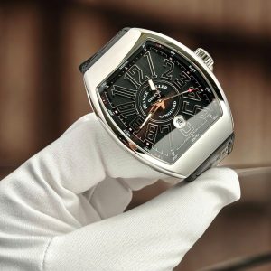 Đồng Hồ Franck Muller V45 Replica 11 Chế Tác Mặt Đen Máy Cơ Tự Động Xưởng ABF 45mm (2)