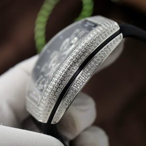 Đồng Hồ Franck Muller V45 Replica 11 Họa Tiết Rồng Màu Đen Xưởng ABF 45mm (2)