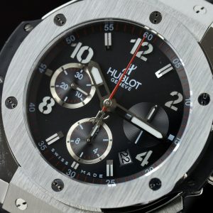 Đồng Hồ Hublot Big Bang Titanium Fake 11 Mặt Đen Dây Cao Su 42mm (2)