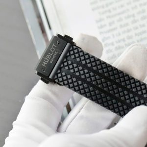 Đồng Hồ Hublot Big Bang Titanium Màu Đen Dây Cao Su Fake Cao Cấp 42mm (2)