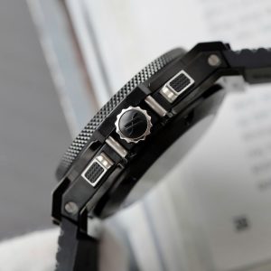 Đồng Hồ Hublot Big Bang Titanium Màu Đen Dây Cao Su Fake Cao Cấp 42mm (2)
