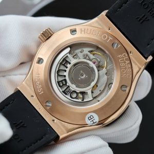 Đồng Hồ Hublot Classic Fusion King Gold Replica 11 Mặt Xám Đính Đá Xưởng HB 42mm (2)