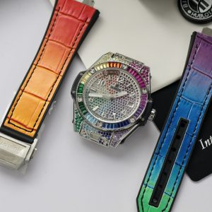 Đồng Hồ Hublot Replica 11 Big Bang One Click Rainbow Unisex 39mm (2)
