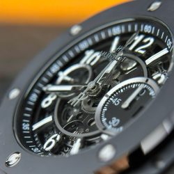 Đồng Hồ Hubot Big Bang Unico Chế Tác Vỏ Gốm Đen Nhà Máy BBF 42mm (2)