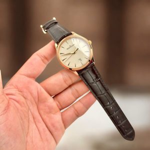 Đồng Hồ Jaeger LeCoultre Replica 11 Master Ultra thin Date Q1232510 Mạ Vàng Hồng Dây Da 40mm (2)