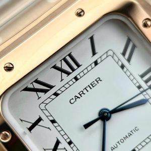 Đồng Hồ Nam Cartier Santos WGSA0018 Replica 11 Mạ Vàng Xưởng BV 39 (2)