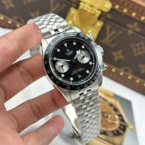Đồng Hồ Nam Tudor Chế Tác Black Bay Chronograph Mặt Đen Xưởng TW 41mm (2)