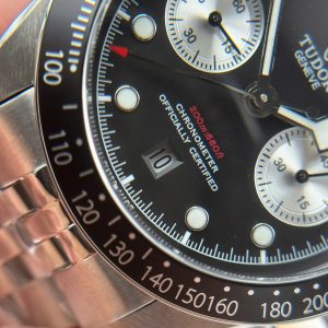 Đồng Hồ Nam Tudor Chế Tác Black Bay Chronograph Mặt Đen Xưởng TW 41mm (2)