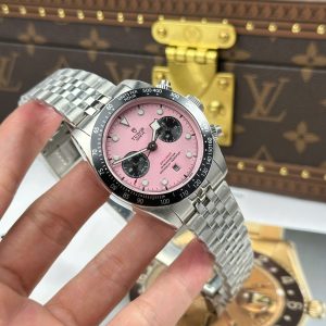 Đồng Hồ Nam Tudor Replica 11 Black Bay Chronograph Mặt Hồng Xưởng TW 41mm (2)