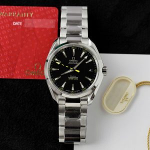 Đồng Hồ Omega Replica 11 Seamaster Aqua Terra 150M Kim Giây Hình Rắn Xưởng VS 41mm (2)