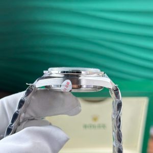 Đồng Hồ Omega Replica 11 Speedmaster Moonwatch Chronograph Mặt Bạc Viền Gốm Đen Xưởng OM 42mm (1)