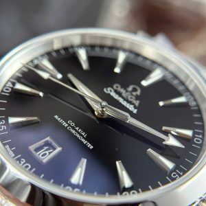 Đồng Hồ Omega Seamaster Aqua Terra 150M Replica 11 Mặt Đen Trơn Nhà Máy VS 41mm (2)