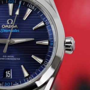 Đồng Hồ Omega Seamaster Aqua-Terra GMT Chế Tác Màu Xanh Dương Xưởng VS 41mm (2)