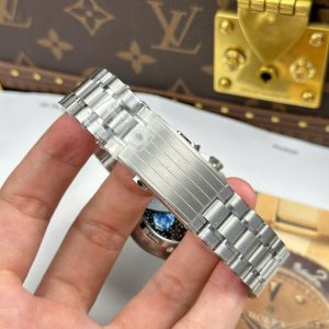 Đồng Hồ Omega Speedmaster Silver Snoopy 50th Anniversary Chế Tác Khoá Mới 42mm (2)