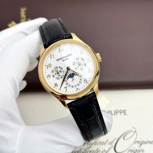 Đồng Hồ Patek Philippe Chế Tác Grand Complications 5327 Mạ Vàng Mặt Trắng Xưởng 3K 40mm (2)