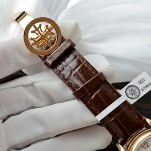Đồng Hồ Patek Philippe Complications 5146 Chế Tác Bọc Vàng Thật Dây Da 39mm (2)