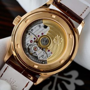 Đồng Hồ Patek Philippe Complications 5146 Chế Tác Bọc Vàng Thật Dây Da 39mm (2)