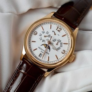 Đồng Hồ Patek Philippe Complications 5146 Chế Tác Bọc Vàng Thật Dây Da 39mm (2)