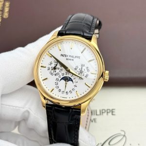 Đồng Hồ Patek Philippe Grand Complications 5327 Mạ Vàng Mặt Trắng Replica Cao Cấp Xưởng 3K 40mm (2)