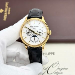 Đồng Hồ Patek Philippe Grand Complications 5327 Mạ Vàng Mặt Trắng Replica Cao Cấp Xưởng 3K 40mm (2)