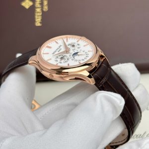 Đồng Hồ Patek Philippe Grand Complications 5327 Replica 11 Mạ Vàng Hồng Mặt Trắng Xưởng 3K 40mm (2)