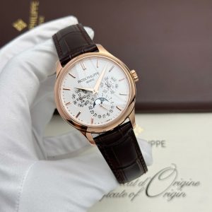 Đồng Hồ Patek Philippe Grand Complications 5327 Replica 11 Mạ Vàng Hồng Mặt Trắng Xưởng 3K 40mm (2)