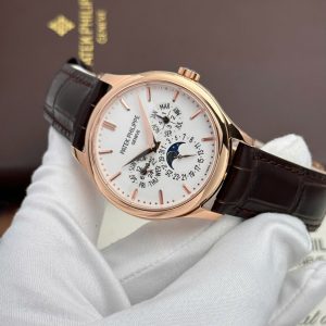 Đồng Hồ Patek Philippe Grand Complications 5327 Replica 11 Mạ Vàng Hồng Mặt Trắng Xưởng 3K 40mm (2)