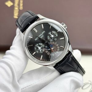 Đồng Hồ Patek Philippe Grand Complications 5327 Replica 11 Mặt Xám Dây Da Đen Nhà Máy 3K 40mm (2)
