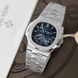 Đồng Hồ Patek Philippe Nautilus 5712 Chế Tác Mặt Xanh Blue Lõi Máy Khắc Xưởng PPF 40mm (2)